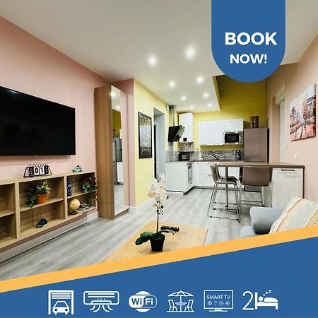 70M2 Climatise - Parking Prive - Lycee Roosevelt - Reims Arena Apartment Luaran gambar