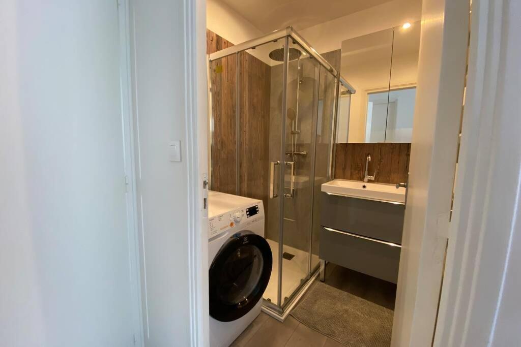 70M2 Climatise - Parking Prive - Lycee Roosevelt - Reims Arena Apartment Luaran gambar