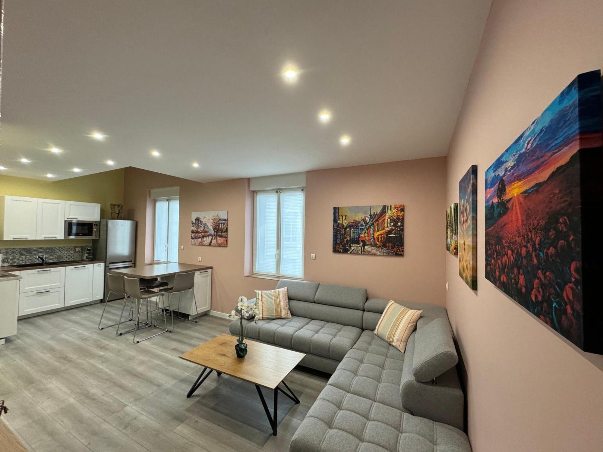 70M2 Climatise - Parking Prive - Lycee Roosevelt - Reims Arena Apartment Luaran gambar